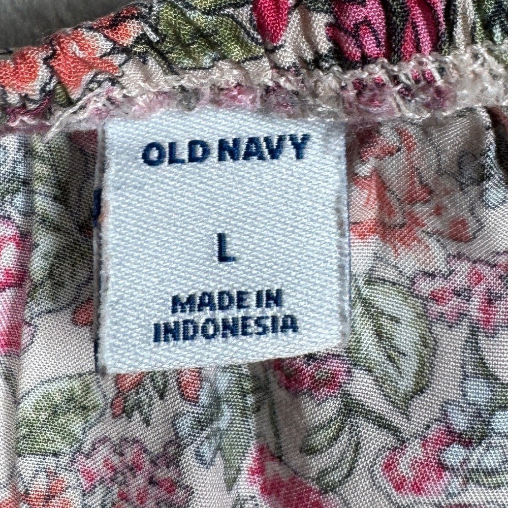 Old Navy Pink Floral Spaghetti-Strap Mini Dress - Picture 15 of 16